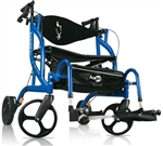 The Hugo Navigator is a lightweight 2-in-1 rolling walker and transport chair! The Hugo Navigator is a lightweight 2-in-1 rolling walker and transport chair!