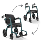 Rollz Motion Performance Side-Folding Rollator and Transport Wheelchair All in One Rollz Motion Performance Side-Folding Rollator and Transport Wheelchair All in One